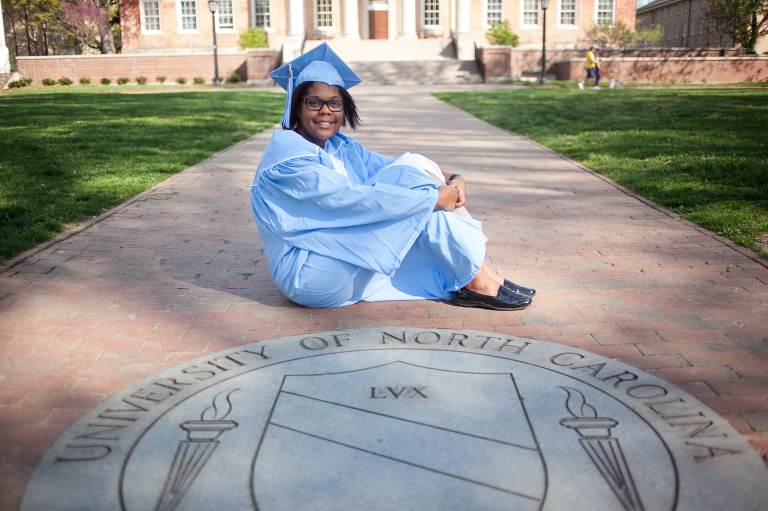 UNC Graduation Session, Copyright Maria Estes Photography 2014