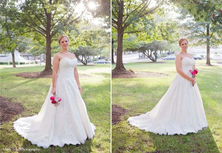 Raleigh Capitol Bridal Portraits