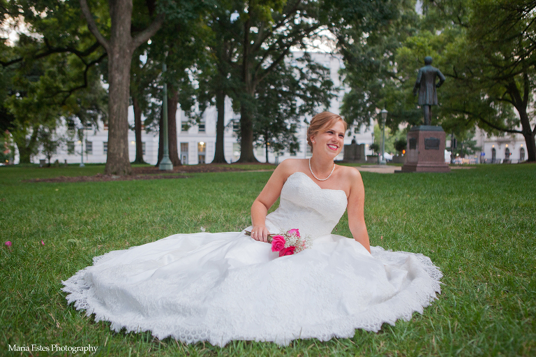 Raleigh Capitol Bridal Portraits