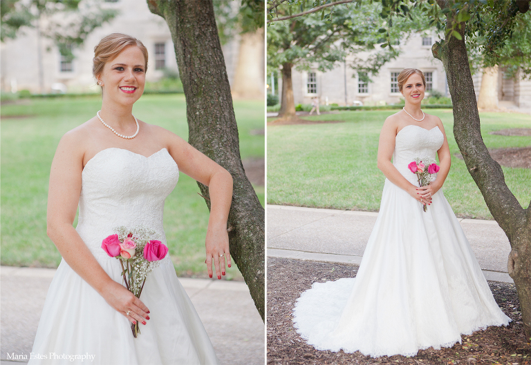 Raleigh Capitol Bridal Portraits