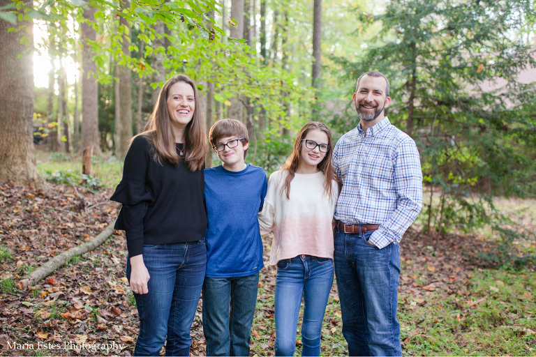 Wake Forest Backyard Family Photography