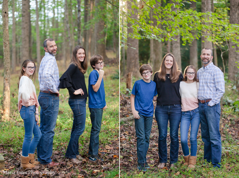 Wake Forest Backyard Family Photography
