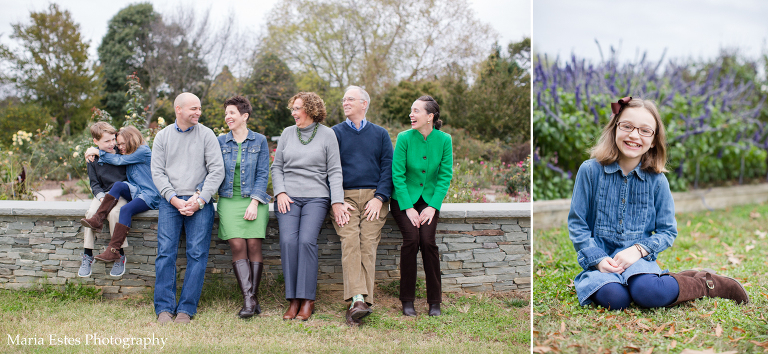 Raulston Arboretum Family Photography