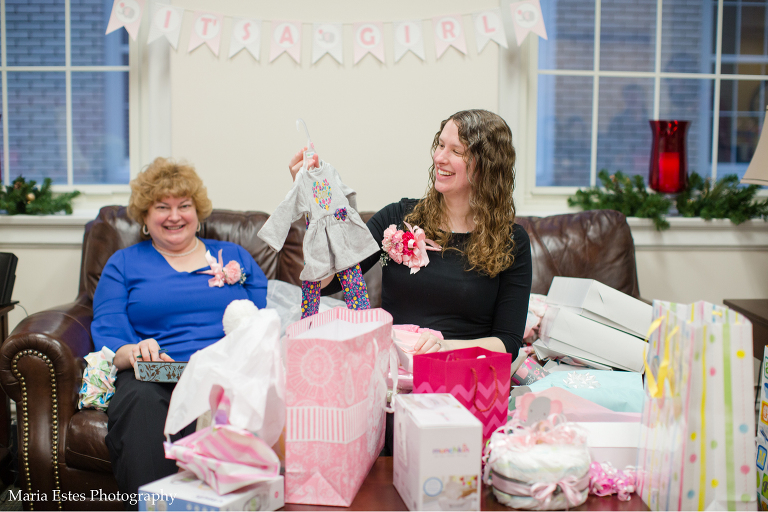 Pink and Gray Elephant Baby Shower