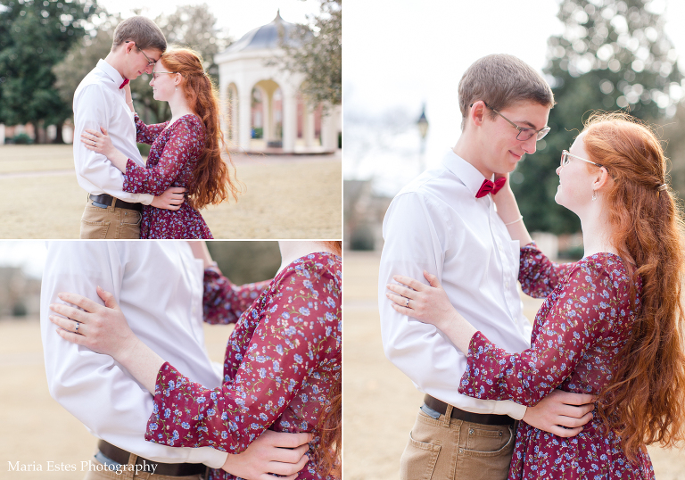 Wake Forest Winter Engagement Photography