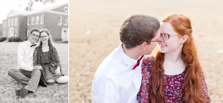 Wake Forest Winter Engagement Photography