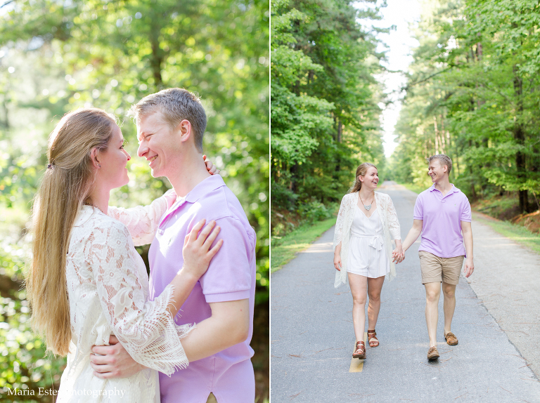 American Tobacco Trail Engagement Photography
