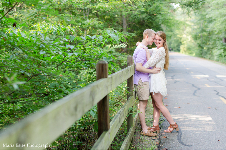 American Tobacco Trail Engagement Photography