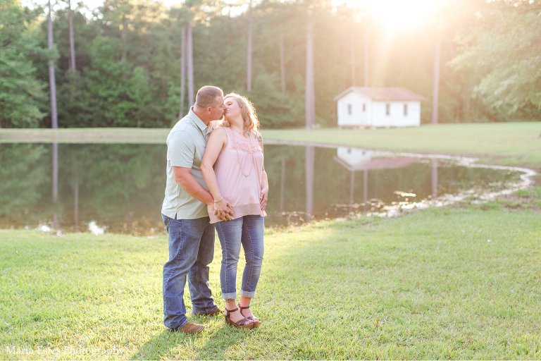 Rustic Ridge DeRidder Engagement Session
