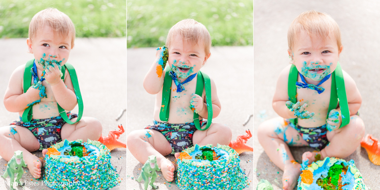 DeRidder Cake Smash Photos